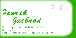 henrik gutbrod business card